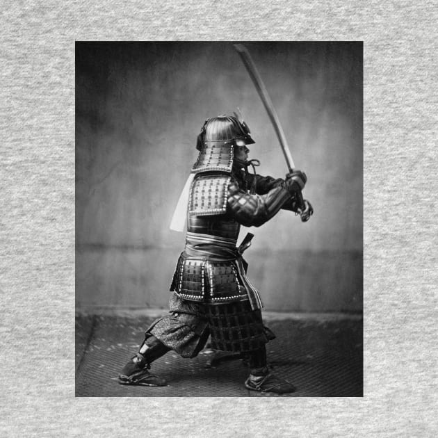 Samurai Warrior Japanese Traditional Dress Vintage Photography Gift by twizzler3b